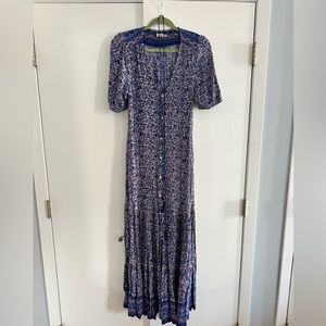 Faherty crinkle dress - never worn!
